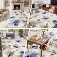 thumbnail image 5 of Area Rug for Living Room, Purple Spring Floral Non-Slip Indoor Ex Large Carpet for Bedroom/Dining Room, Vintage Botanical Retro Art Washable Low-Profile Rectangle Floor Runner Rugs - 8 x 10 Ft, 5 of 7