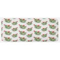 thumbnail image 1 of Cactus Kitchen Mat, Cacti Spikes and Red Flowers Mexican Hot Desert Vintage Image Art, Plush Decorative Kitchen Mat with Non Slip Backing, 47" X 19", Green and Orange, by Ambesonne, 1 of 1