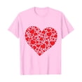 thumbnail image 2 of Goodtrade8 Womens Shirts Valentines Day Crew Neck Heart Valentines Womens Clothes Gifts Cute Short Sleeve Pullover Printed Shirts for Women, 2 of 4