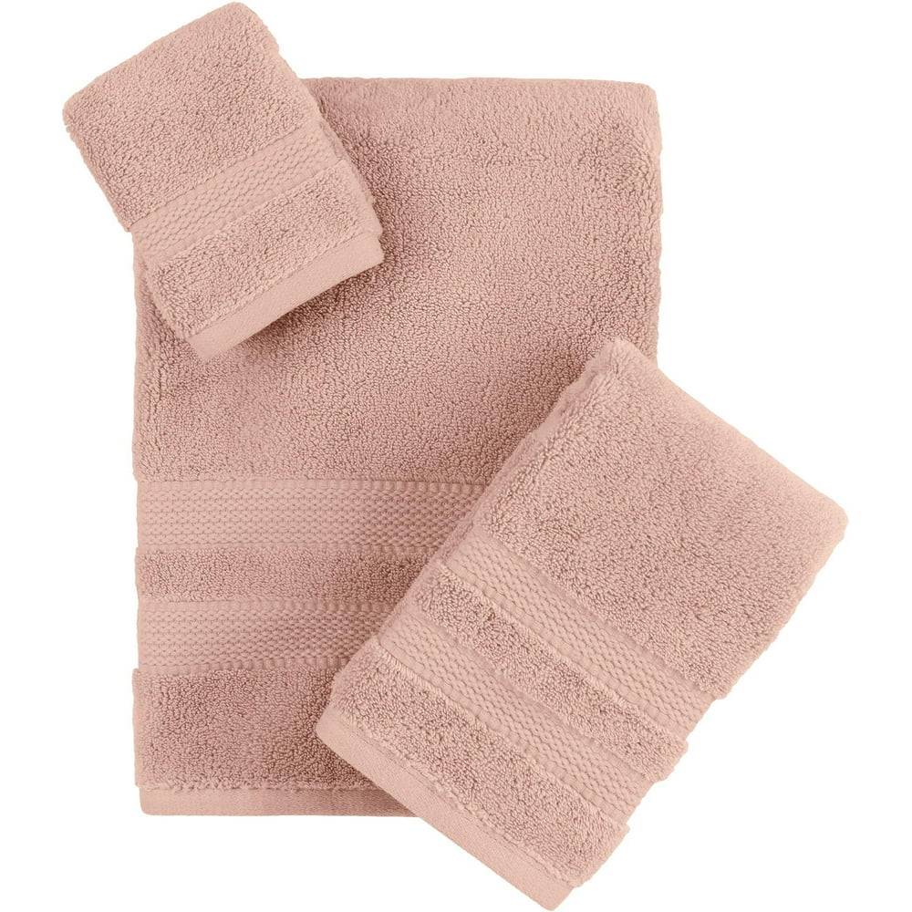 Caro Home Bethany Towel Collection Bath Towel Sherbert Coral Walmart