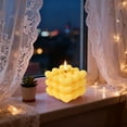 thumbnail image 6 of Mecorevxz Heart Shape Candles Valentines Day Festival Ambiance Gift Heart Shaped Aromatherapy Ornament(Yellow), 6 of 7