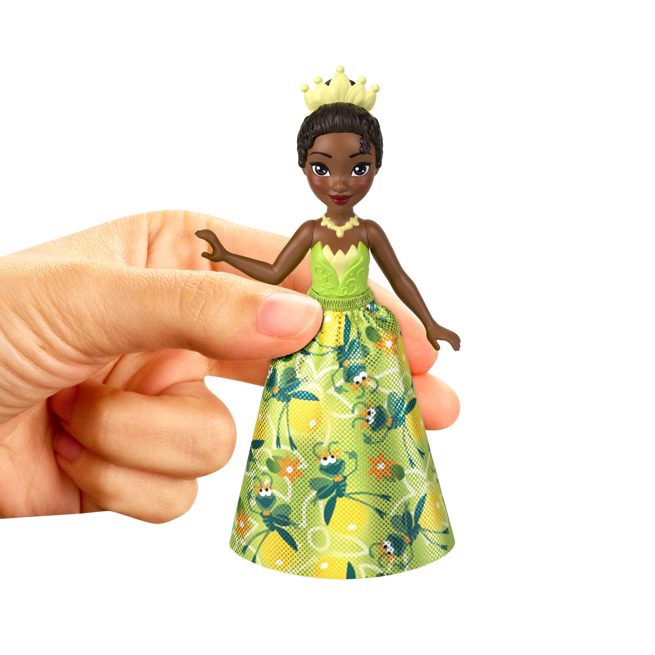 Disney Princess & Friends Set with 5 Small Dolls in Sparkling Outfits & 5 Friend Figures  (图5)