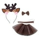 thumbnail image 4 of Disfraz de reno, conjunto de tutú, diadema de animales para niños, traje de tocado para carnaval con flor Jinwen Diadema de cola de disfraz, 4 of 8