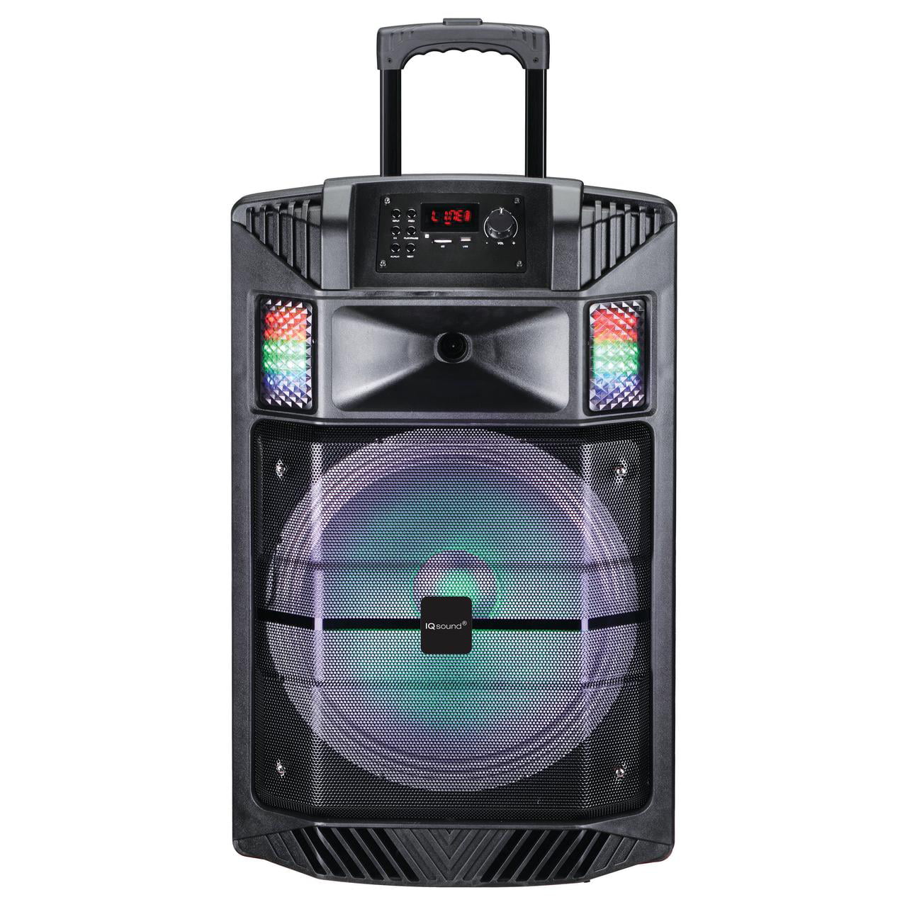 15" Portable Bluetooth DJ Speaker with Disco Light Efect