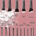 thumbnail image 2 of 14 Pieces Makeup Brushes Set Soft Fluffy Foundation Rouge Eyeshadow Concealer Make Up Brush, 2 of 5