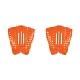 thumbnail image 1 of Soidarity Almohadilla trasera Estera de surf Suministros de surf Accesorios deportivos Superficie lisa Ahorro de espacio Almohadillas Naranja 2piezas, 1 of 6