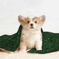 thumbnail image 4 of Rocae Emerald Green Sparkling for Pet Blanket Dog Blanket Cat Blanket Soft Sleep for Small Medium Pet-Medium, 4 of 8