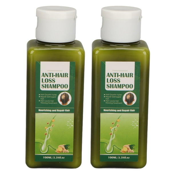 Champú Para El Crecimiento Del Cabello De Jengibre, Extractos Botánicos Suaves, Champú Nutritivo Para El Engrosamiento Del Cabello, 2 Uds., 100ml, Control De Aceite Para El ANGGREK Otros