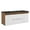 White Walnut Black, variant on Render 48" Wall-Mount Bathroom Vanity-EEI-5801-CHA-BLK