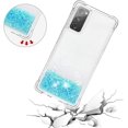 thumbnail image 5 of Compatible with Samsung Galaxy S20 FE Case Glitter Liquid Cute Clear Phone Case Floating Quicksand Shockproof Protective Bumper Silicone Soft TPU Case for Samsung Galaxy S20 FE Star Blue YB, 5 of 12