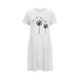 thumbnail image 4 of Camisón corto de mujer, vestido de largo medio con estampado de moda, camisón corto extragrande de mujer, camisón de manga corta con estampado de pecho a la moda, camisón de mujer, 4 of 6
