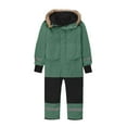 thumbnail image 4 of UQJfacai Girls Boys Snow Suits Kids One Piece Snowsuits Waterproof Windproof Jumpsuits Winter Outdoor Overalls Snowboarding Ski Suits, 4 of 6