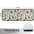 thumbnail image 5 of Kitchen Rugs Sets Of 2,Pioneer Flower Floral Print Pattern Anti Fatigue Kitchen Mat Rugs Non Slip Washable,Decorative Kitchen Floor Mats for Kitchen,Sink,Laundry,17X47 Inch, 5 of 5