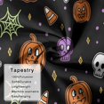 thumbnail image 6 of Happy Halloween Tapestries Table Covers Pumpkin Spooky Tapestries for Halloween Background Indoor Outdoor (50x50 in), 6 of 7