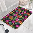 thumbnail image 3 of Pioneer Flower Floral Print Flannel Non Slip Door Rugs,Washable Door Mats Indoor,Decorative Door Mats,Dirt-Resistant and Absorbent Doormat for Entrance,Bedroom,Kitchen,Bathroom,23.5"x16", 3 of 5