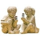 thumbnail image 4 of Cateissary Estatua de resina decoración de patio accesorios para el hogar interior ampliamente aplicable calcomanía para el hogar Decoración del hogar forma de niña, 4 of 6