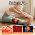 thumbnail image 3 of HONGJING Cordless Knee Massager with Red Light Heating for Knee Shoulder Pain, 3 of 8