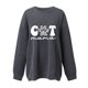 thumbnail image 2 of Gibobby Sudadera mujer Sudadera de Manga Larga para Mujer de Gran tamaño de otoño de Talla Grande Holgada Cuello Redondo atlético Y-2K(Gris,G), 2 of 3