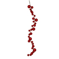 Vickerman 6' Red Candy Christmas Ball Ornament Garland