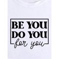 thumbnail image 4 of Chic Black Women's Casual Fashion Tee with Artistic Letter Print - Crew Neck, Short Sleeve, Breathable Polyester - Perfect for Spring/Summer/Fall, Box Art, English Letter Print, Black Women, Casual,, 4 of 7