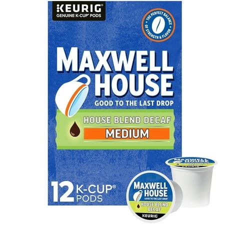 Pack of 2 - Maxwell House Cafe Collection Decaf House Blend K-Cups, 12 Count (Pack Of 1) Packaging May Vary