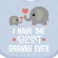 thumbnail image 4 of Inktastic Best Granny Ever Grandchild Boys or Girls Baby Bib, 4 of 4