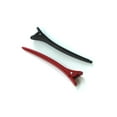 thumbnail image 1 of ALL in ONE Salon Croc Hair Styling Clips-Sectioning Plastic Alligator (12CM Black+Red 10pcs), 1 of 3