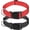 Black Red, variant on Minzimin 2pcs Reflective Nylon Dog Collars 2pcs,with Quick Release Buckle,Adjustable Safety Nylon Collars for Small Medium Large Dogs