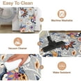 thumbnail image 6 of Floral Area Rug 3x5 Bedroom Rug Non Slip Washable Living Room Rug Soft Low Pile Flowers Carpet for Entryway,Blue, 6 of 6