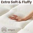thumbnail image 5 of Soulgenix Mattress Topper King, Cotton Mattress Pad, Ultra Soft 400TC Pad, Mattress Protector with 8-21” Deep Pocket for Back Pain and Deep Sleep, 5 of 12