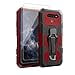 thumbnail image 3 of vvoo for LG K51 Phone Case,with Tempered Glass Screen Protector [2Pack] Heavy-Duty Military Grade 15ft. Drop Tested Protective Case for LG K51 -RED, 3 of 4