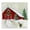 Christmas Winter Barn, variant on Stupell Industries Farmhouse Black Floating Frame Canvas Art, 18 x 18, by Janet Tava