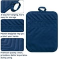 thumbnail image 3 of 5Pack Pocket Pot Holders Cotton Heat Resistant Potholder Multipurpose Hot Pads Machine Washable Oven Mitts Terry Cloth Potholders Bulk for Daily Kitchen Baking and Cooking, 3 of 5