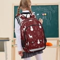 thumbnail image 7 of Backpack 12.9 *5.1 * 17.7 Inches Outing Backpack, Shopping Backpack, Travel Backpack Seamless Christmas Elements, 7 of 7