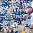 thumbnail image 6 of 8 Pcs Star Balloons, Huge Blue Explosion Star Aluminum Foil Balloons for Birthday, Baby Shower, Graduation, Blue Party Decorations Supplies, 6 of 9