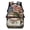 American Flag Design, variant on Uourmeti Rainbow Wolf Pattern 17 Inches Travel Bags for Kids, Polyester Multi-Pocket Backpack for Hiking School