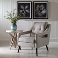 thumbnail image 2 of Uttermost Obrien Coastal Fabric Foam and Wood Armchair in Gray, 2 of 9