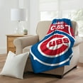 thumbnail image 3 of The Northwest Group  Chicago Cubs 46" x 60" Dimensional Micro Raschel Plush Throw Blanket, 3 of 5