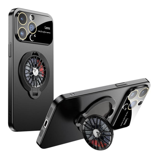 Funda Pisexur para teléfono 14 Pro Max de 6,8 pulgadas, con giroscopio y soporte magnético, ideal para niños y organizador de electrónica.