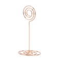 thumbnail image 2 of 12pcs Circle Shape Table Number Clip Name Card Clip Stand Paper Clip Note Clip (Rose Gold), 2 of 5