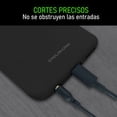 thumbnail image 3 of Funda de Silicon Suave Para Motorola Moto E7|E7i Power Molan Cano Negro Mas Mica 9d 2pz, 3 of 6
