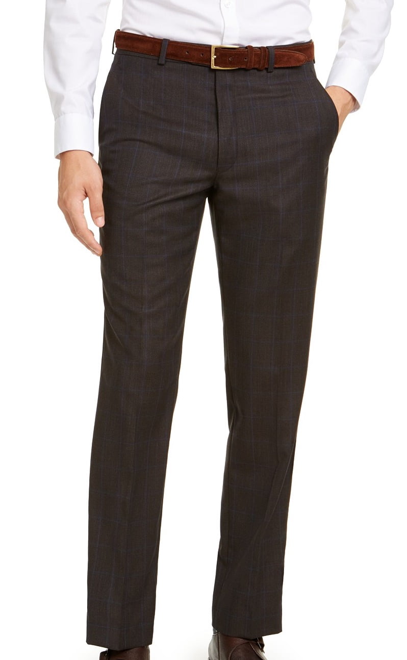 Michael Kors Mens Dress Pants Blue 