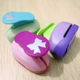 thumbnail image 2 of CCOCC 2Pcs Hole Punch,Diverse Motifs Imaginative Design Hole Puncher for Crafts,Light and Exquisite Compact Structure Single Hole Punch,Color Mixing1, 2 of 3