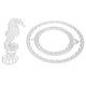 thumbnail image 2 of Troqueles Para álbumes De Recortes, 2 Piezas De Troqueles De Metal Para álbumes De Recortes Para Grabar En Relieve Para Tarjetas De Papel ZAQW Scrapbook Metal Dies, 2 of 8