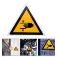thumbnail image 2 of 2 Pcs Warning Hand Crushing Signs Hand Crushing Warning Labels Hand Safety Decal, 2 of 8
