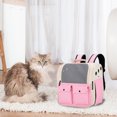 thumbnail image 1 of Large Capacity Pet Backpack Nylon Durable Ventilation Mesh Padded Shoulder Straps Spacious for Cats Dogs Outdoor Travel Hiking Camping, 1 of 5