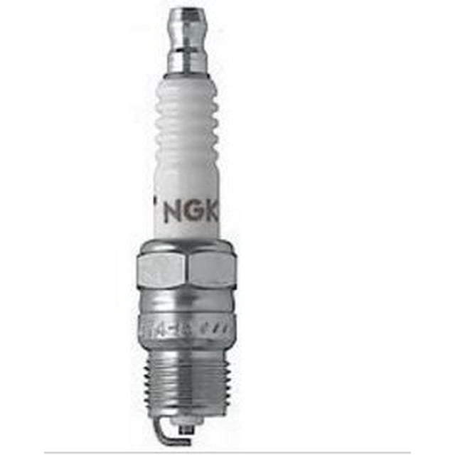 NGK Spark Plugs Spark Plug 4449 Racing Spark Plug; R5674-6; Without Resistor; Copper; Nickel With V-Groove; Racing; Single; 14 Millimeter Thread; 11 Millimeter Reach; 5/8 Inch Hex; Heat Range 6