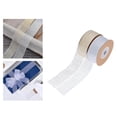 thumbnail image 2 of pitrice 2x Metallic Glitter Craft Ribbon windows Door Wired Glitter Ribbon Wired Front home DIY Bow Making Wired Edge Swags Christmas, 2 of 9