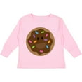 thumbnail image 3 of Inktastic Chocolate Doughnut Boys or Girls Long Sleeve Toddler T-Shirt, 3 of 5