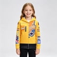 thumbnail image 3 of Yellow Halloween Costumes Pop Star Idol Cosplay Hooded Jacket, Graphic Hoodie Outfit, Dress-Up Apparel for Anime Singer Stage Performance, 3 of 6